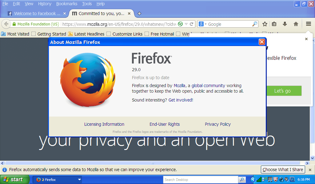 free latest mozilla firefox download for windows xp